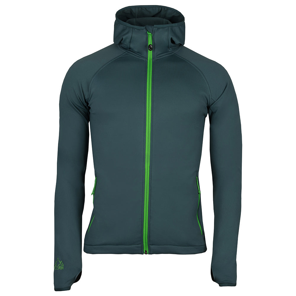 Green) | The Vandring is a mid-weight technical fleece hoodie designed for warmth, flexibility, and performance