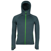 Fjern - Mens Vandring Stretch Fleece Jacket (Pine/Green) | The Vandring is a mid-weight technical fleece hoodie designed for warmth, flexibility, and performance