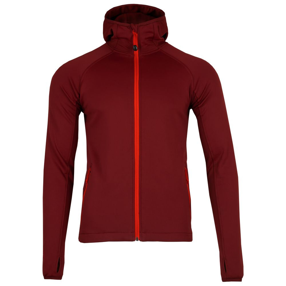 Orange) | The Vandring is a mid-weight technical fleece hoodie designed for warmth, flexibility, and performance