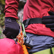 Fjern - Mens Vandring Stretch Fleece Jacket (Rust/Orange) | The Vandring is a mid-weight technical fleece hoodie designed for warmth, flexibility, and performance