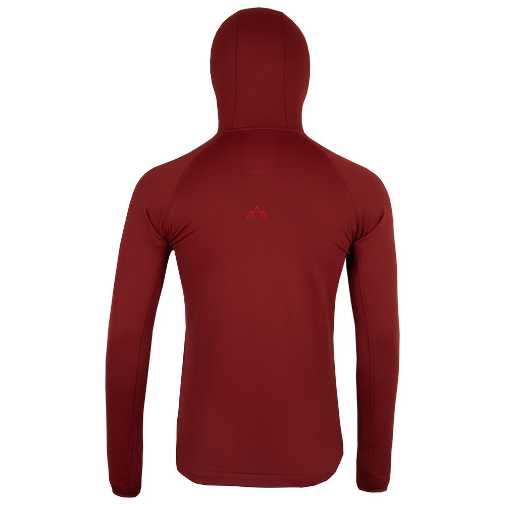 Fjern - Mens Vandring Stretch Fleece Jacket (Rust/Orange) | The Vandring is a mid-weight technical fleece hoodie designed for warmth, flexibility, and performance