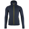 Fjern - Mens Vandring Stretch Fleece Jacket (Storm Grey/Lime) | The Vandring is a mid-weight technical fleece hoodie designed for warmth, flexibility, and performance