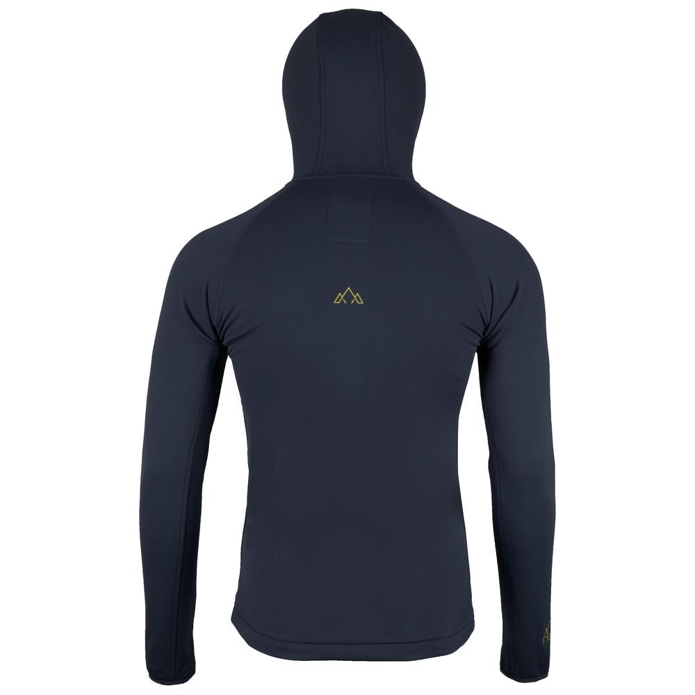 Fjern - Mens Vandring Stretch Fleece Jacket (Storm Grey/Lime) | The Vandring is a mid-weight technical fleece hoodie designed for warmth, flexibility, and performance
