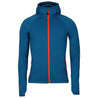 Fjern - Mens Vandring Stretch Fleece Jacket (Teal/Orange) | The Vandring is a mid-weight technical fleece hoodie designed for warmth, flexibility, and performance