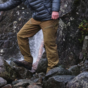 Fjern - Mens Vinter Trousers (Moss/Olive) | Tackle the wilderness with our Vinter mountaineering trousers, built for versatility and performance in 3-season conditions