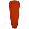 Fjern - Slumra Sleeping Bag Liner (Burnt Orange) | Made from 100% recycled polyester, this versatile liner boosts your sleeping bag's warmth in cool conditions and serves as a standalone bag for warm-weather camping or hostel stays