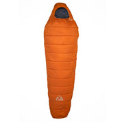 Fjern - Snarka 150 Sleeping Bag (Burnt Orange/Storm Grey) | The Snarka 150 is a 2-season synthetic sleeping bag designed for the eco-adventurer