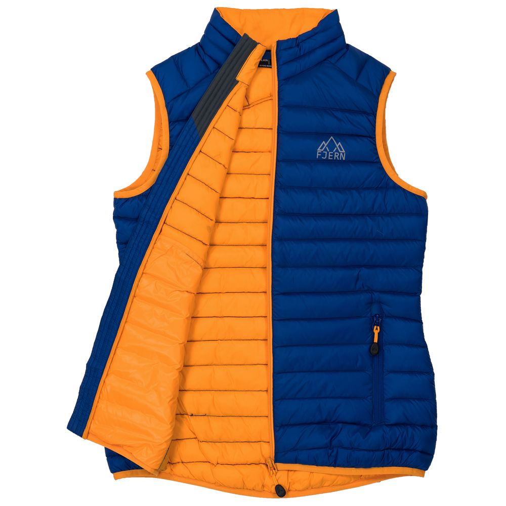 Fjern - Womens Aktiv Down Gilet (Electric/Sunshine) | Gear up your alpine performance with the Aktiv Gilet, a versatile and lightweight insulated layer that offers core warmth without the bulk