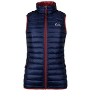 Fjern - Womens Aktiv Down Gilet (Navy/Rust) | Gear up your alpine performance with the Aktiv Gilet, a versatile and lightweight insulated layer that offers core warmth without the bulk