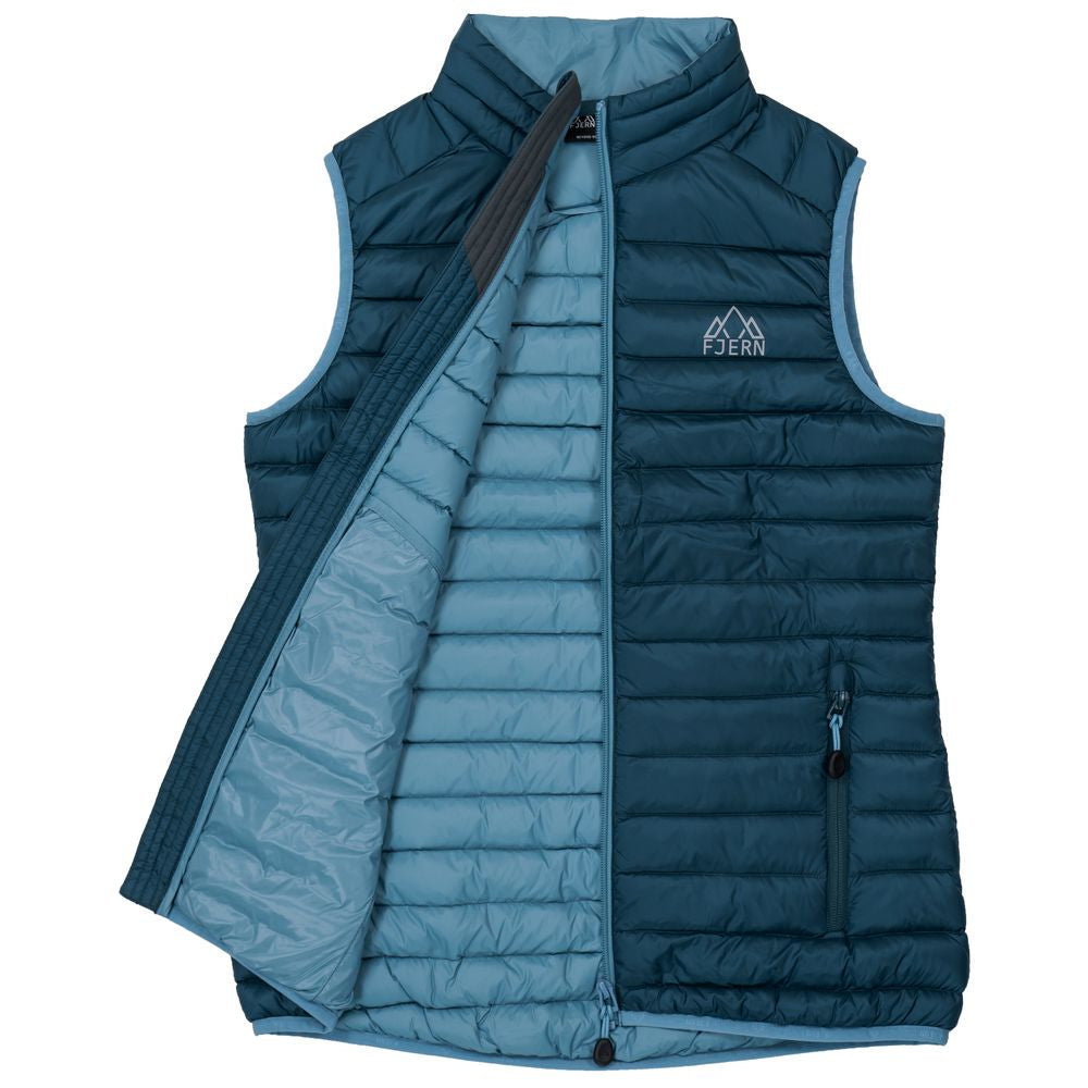 Blue Ladies Mid Length Gilet French Connection Midnight Blue Midi