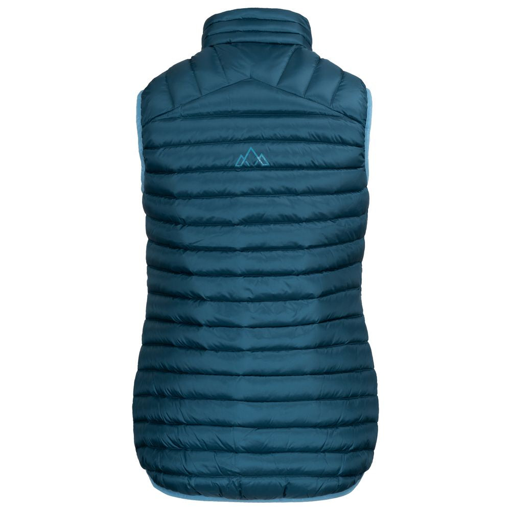 Fjern - Womens Aktiv Down Gilet (Petrol/Arctic Blue) | Gear up your alpine performance with the Aktiv Gilet, a versatile and lightweight insulated layer that offers core warmth without the bulk