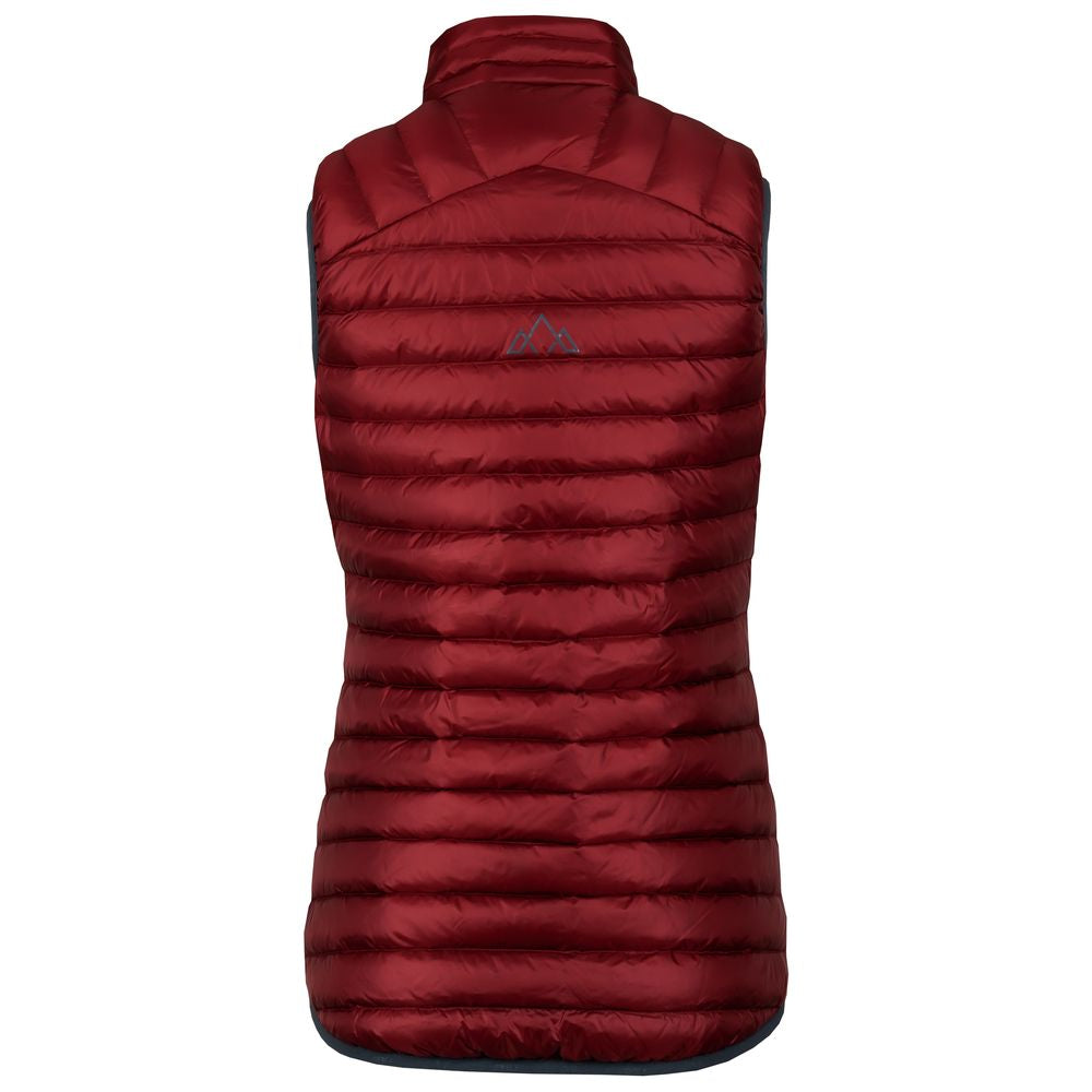 Fjern - Womens Aktiv Down Gilet (Rust/Charcoal) | Gear up your alpine performance with the Aktiv Gilet, a versatile and lightweight insulated layer that offers core warmth without the bulk