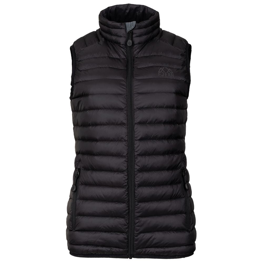 Fjern - Womens Aktiv Down Gilet (Stealth) | Gear up your alpine performance with the Aktiv Gilet, a versatile and lightweight insulated layer that offers core warmth without the bulk