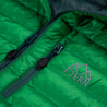 Fjern - Womens Aktiv Down Hooded Jacket (Green/Pine) | Venture further with the Aktiv, a versatile and lightweight insulated layer that offers exceptional warmth in a compact package