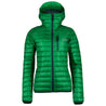 Fjern - Womens Aktiv Down Hooded Jacket (Green/Pine) | Venture further with the Aktiv, a versatile and lightweight insulated layer that offers exceptional warmth in a compact package