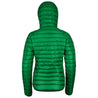 Fjern - Womens Aktiv Down Hooded Jacket (Green/Pine) | Venture further with the Aktiv, a versatile and lightweight insulated layer that offers exceptional warmth in a compact package