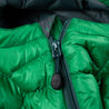 Fjern - Womens Aktiv Down Hooded Jacket (Green/Pine) | Venture further with the Aktiv, a versatile and lightweight insulated layer that offers exceptional warmth in a compact package