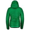 Fjern - Womens Aktiv Down Hooded Jacket (Green/Pine) | Venture further with the Aktiv, a versatile and lightweight insulated layer that offers exceptional warmth in a compact package