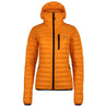 Fjern - Womens Aktiv Down Hooded Jacket (Sunshine/Navy) | Venture further with the Aktiv, a versatile and lightweight insulated layer that offers exceptional warmth in a compact package