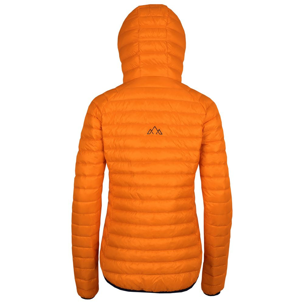 Fjern - Womens Aktiv Down Hooded Jacket (Sunshine/Navy) | Venture further with the Aktiv, a versatile and lightweight insulated layer that offers exceptional warmth in a compact package