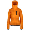 Fjern - Womens Aktiv Down Hooded Jacket (Sunshine/Navy) | Venture further with the Aktiv, a versatile and lightweight insulated layer that offers exceptional warmth in a compact package
