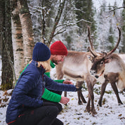 Fjern - Womens Aktiv Down Hoodless Jacket (Navy/Rust) | Venture further with the Aktiv, a versatile and lightweight insulated layer that offers exceptional warmth in a compact package