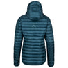 Fjern - Womens Aktiv Down Hooded Jacket (Petrol/Arctic Blue) | Venture further with the Aktiv, a versatile and lightweight insulated layer that offers exceptional warmth in a compact package
