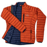 Fjern - Womens Aktiv Down Hoodless Jacket (Burnt Orange/Navy) | Venture further with the Aktiv, a versatile and lightweight insulated layer that offers exceptional warmth in a compact package