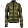 Fjern - Womens Aktiv Hoodless Down Jacket (Olive/Navy)