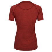 Fjern - Womens Andas Crew (Rust) | Find comfort and performance with our lightweight technical short sleeve crew, crafted from innovative S