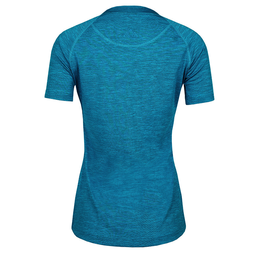 Fjern - Womens Andas Crew (Teal) | Find comfort and performance with our lightweight technical short sleeve crew, crafted from innovative S