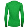 Fjern - Womens Andas Long Sleeve Crew (Green) | Our lightweight technical long sleeve crew is crafted from S