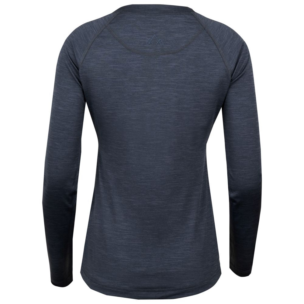Fjern - Womens Andas Long Sleeve Crew (Storm) | Our lightweight technical long sleeve crew is crafted from S