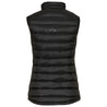 Fjern - Womens Arktis Down Gilet (Black/Charcoal) | Designed to provide core warmth without the weight, this gilet features a clean, sleeveless design for unrestrictive movement during active pursuits