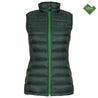 Fjern - Womens Arktis Down Gilet (Pine/Green) | Designed to provide core warmth without the weight, this gilet features a clean, sleeveless design for unrestrictive movement during active pursuits