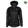 Fjern - Womens Arktis II Down Hooded Jacket (Black/Charcoal) | The Arktis II is an incredibly versatile insulated layer that stands strong in brutal conditions