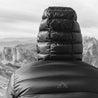 Fjern - Womens Arktis II Down Hooded Jacket (Black/Charcoal) | The Arktis II is an incredibly versatile insulated layer that stands strong in brutal conditions