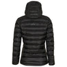 Fjern - Womens Arktis II Down Hooded Jacket (Black/Charcoal) | The Arktis II is an incredibly versatile insulated layer that stands strong in brutal conditions