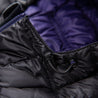 Fjern - Womens Arktis II Down Hooded Jacket (Black/Purple) | The Arktis II is an incredibly versatile insulated layer that stands strong in brutal conditions