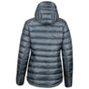 Fjern - Womens Arktis II Down Hooded Jacket (Charcoal/Navy) | The Arktis II is an incredibly versatile insulated layer that stands strong in brutal conditions