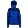 Fjern - Womens Arktis II Down Hooded Jacket (Electric/Navy) | The Arktis II is an incredibly versatile insulated layer that stands strong in brutal conditions