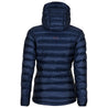 Fjern - Womens Arktis II Down Hooded Jacket (Navy/Rust) | The Arktis II is an incredibly versatile insulated layer that stands strong in brutal conditions