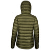 Fjern - Womens Arktis II Down Hooded Jacket (Olive/Navy) | The Arktis II is an incredibly versatile insulated layer that stands strong in brutal conditions