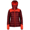 Fjern - Womens Arktis II Down Hooded Jacket (Rust/Orange) | The Arktis II is an incredibly versatile insulated layer that stands strong in brutal conditions