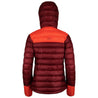 Fjern - Womens Arktis II Down Hooded Jacket (Rust/Orange) | The Arktis II is an incredibly versatile insulated layer that stands strong in brutal conditions