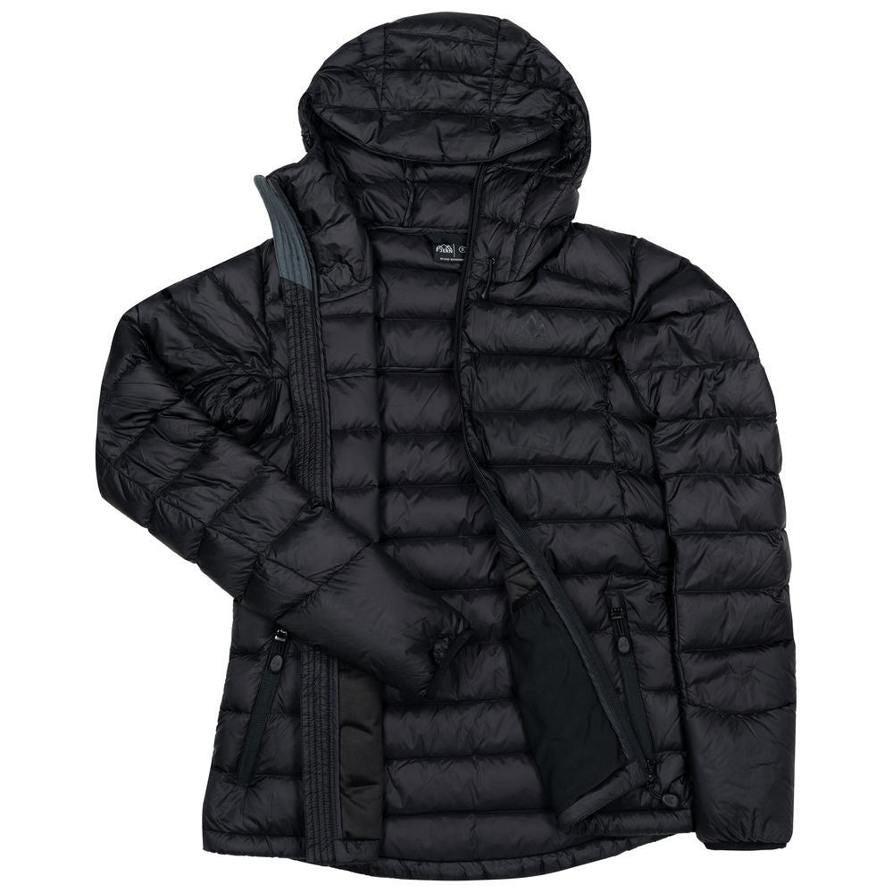 Fjern Womens Arktis II Down Hooded Jacket Stealth