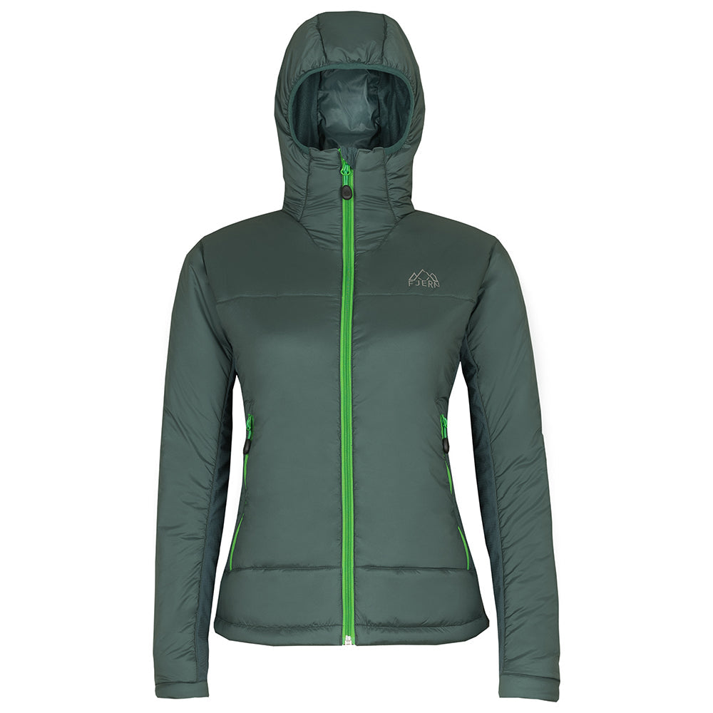 Fjern - Womens Breen Insulated Jacket (Pine/Green) | The Breen is a fully featured powerhouse designed to conquer the harshest weather conditions