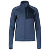 Fjern - Womens Bresprekk Full Zip Fleece (Indigo/Navy) | Designed for the unpredictable alpine conditions, the Bresprekk features Thermal Stretch Grid Fleece that offers exceptional warmth, breathability, and a comfortable fit