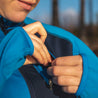 Fjern - Womens Bresprekk Half Zip Grid Fleece (Cobalt/Navy) | Designed to meet the demands of ever-changing alpine conditions, the Bresprekk functions as both a winter baselayer and a lightweight midlayer