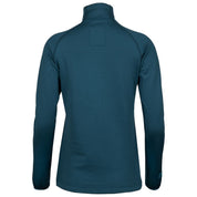 Fjern - Womens Bresprekk Half Zip Grid Fleece (Petrol/Arctic Blue) | Designed to meet the demands of ever-changing alpine conditions, the Bresprekk functions as both a winter baselayer and a lightweight midlayer